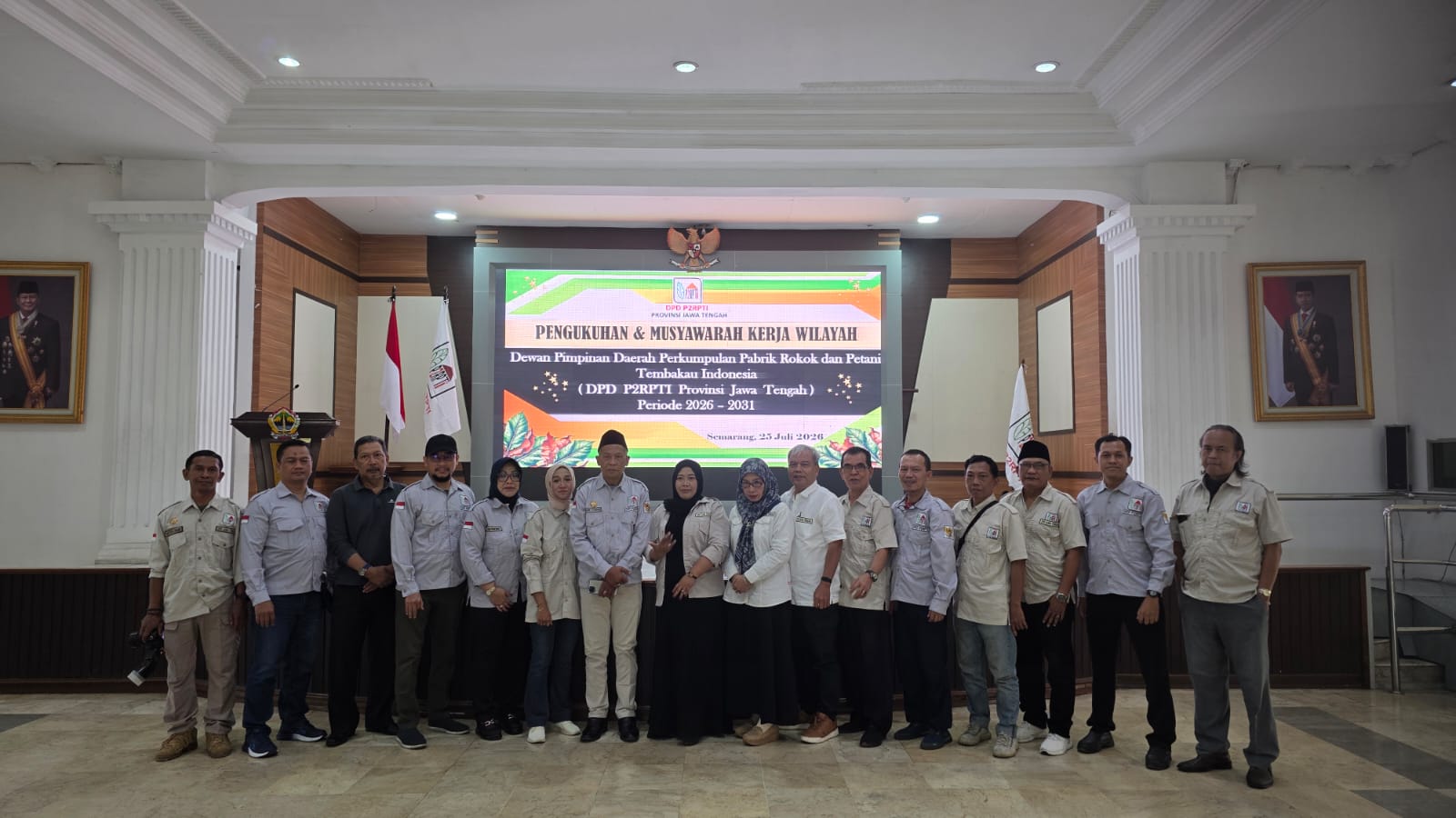 DPD P2RPTI Jateng Resmi Kukuhkan Pengurus Baru Periode 2026–2031 di Semarang